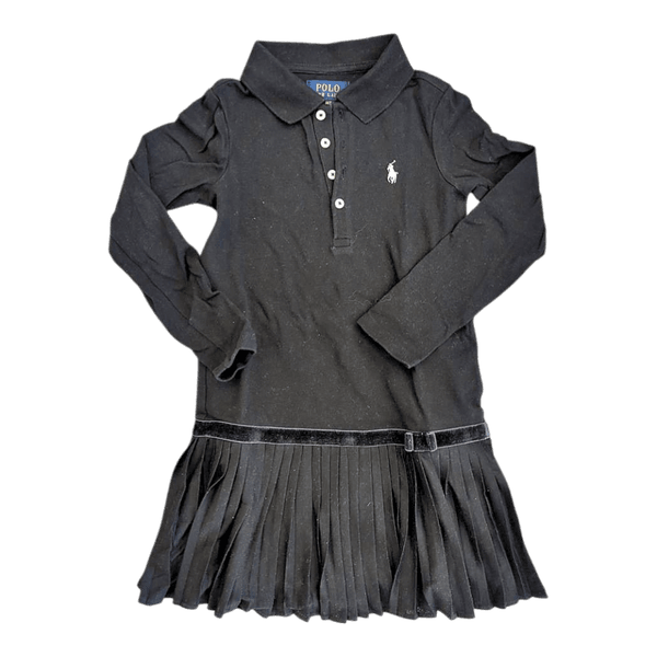Polo Ralph Lauren, black long-sleeved dress