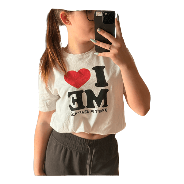 White graphic t-shirt
