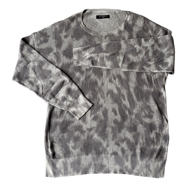 AllSaints Sabre Crew grey sweater Streetwear