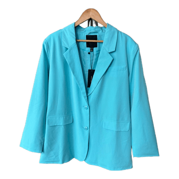 Vero Moda turquoise blazer size L naujas EUR 40