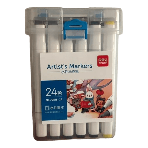 Deli artist markers set