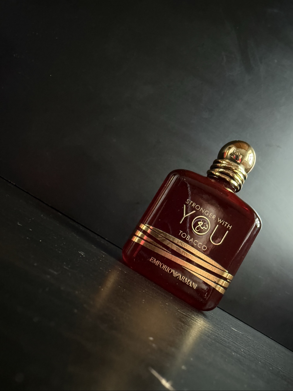 stronger with you tobacco tester Emporio Armani By Giorgio Armani For Men EDP, 100ML (Tester) These spicy and aromatic elements create an invigorating introduction that sets the stage for the deeper Emporio Armani Emporio Armani Stronger