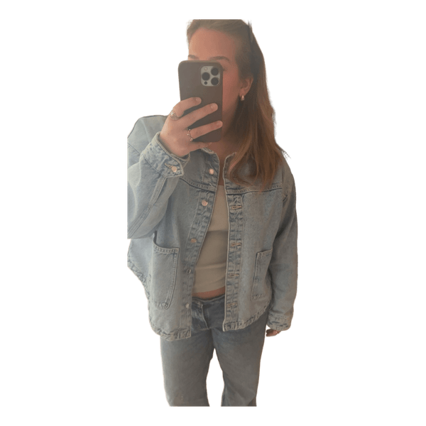 Lyseblå denimjakke