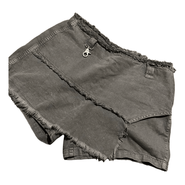 Cropp grey denim shorts