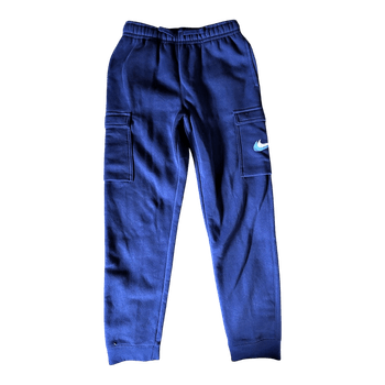 Blue Nike cargo joggers