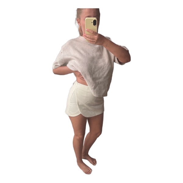 Beige nederdel