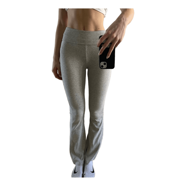 Grey ribbed trousers