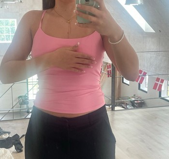Lyserød Zara top
