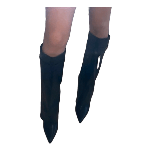 black heels
