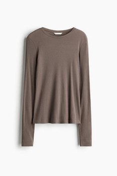 Ribbed cotton top