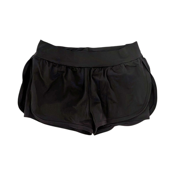 Black kids' sports shorts