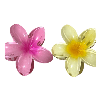 Flower hair clips