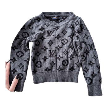 Louis Vuitton pelēks džemperis