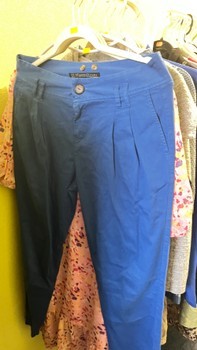 Blue Zara trousers