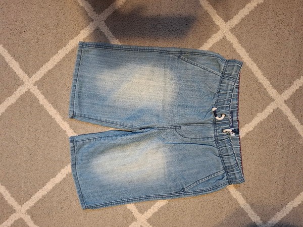 Okaidi blue denim shorts