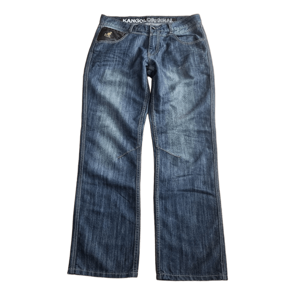Kangol blue denim jeans