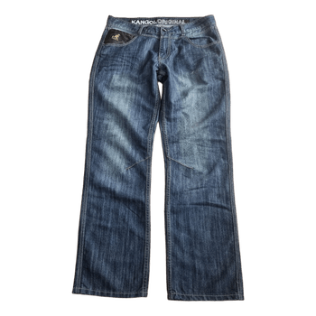 Kangol blue denim jeans
