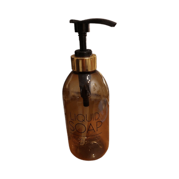 Amber liquid soap dispenser
