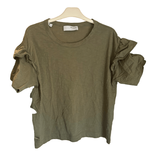 Grøn Selected Femme t-shirt