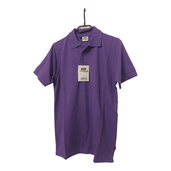 Purple polo shirt
