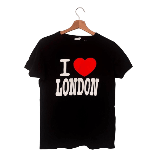 Schwarzes I Love London t-shirt