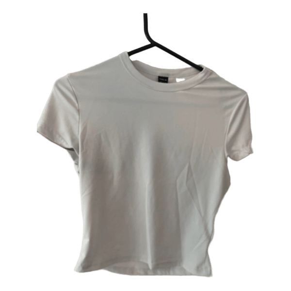 Hvid T-shirt fra Shein
