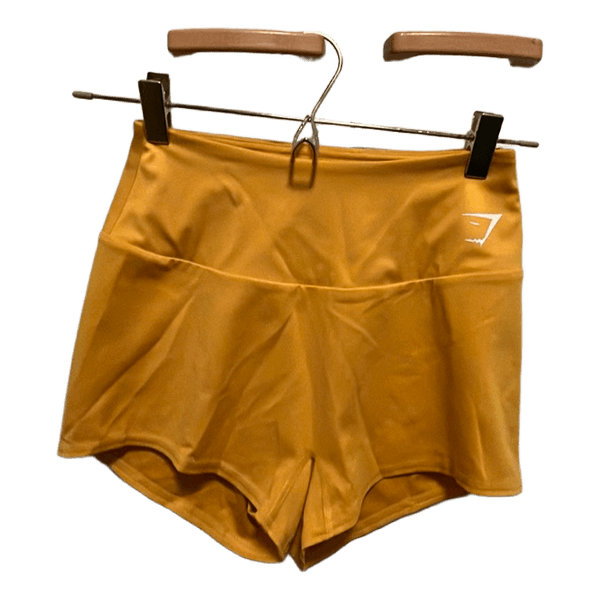Keltaiset Gymshark shortsit