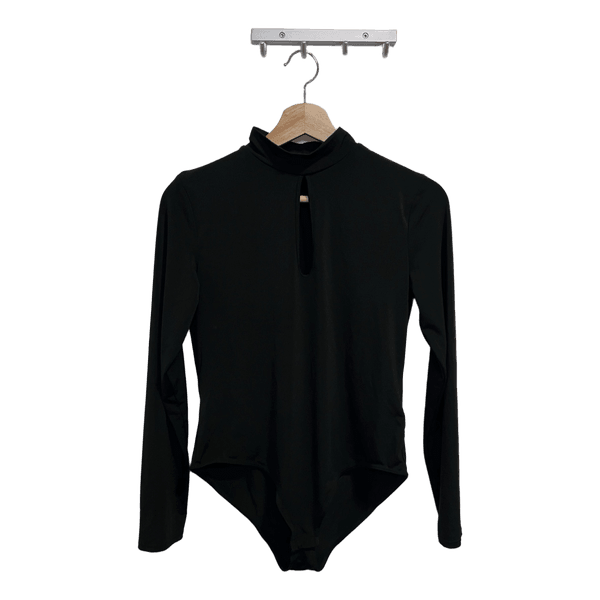 Black long sleeve bodysuit