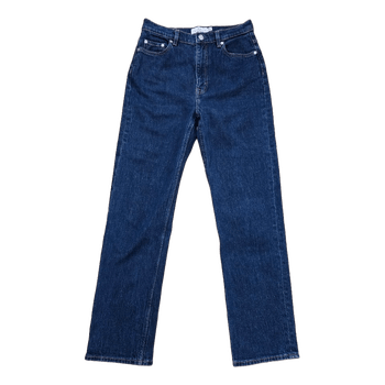 &Other Stories High-Waisted Straight Jeans - Dark Indigo - 27/30