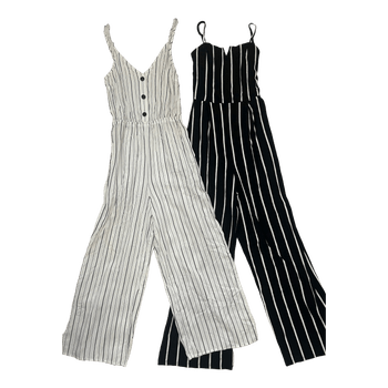 Bershka striped jumpsuits