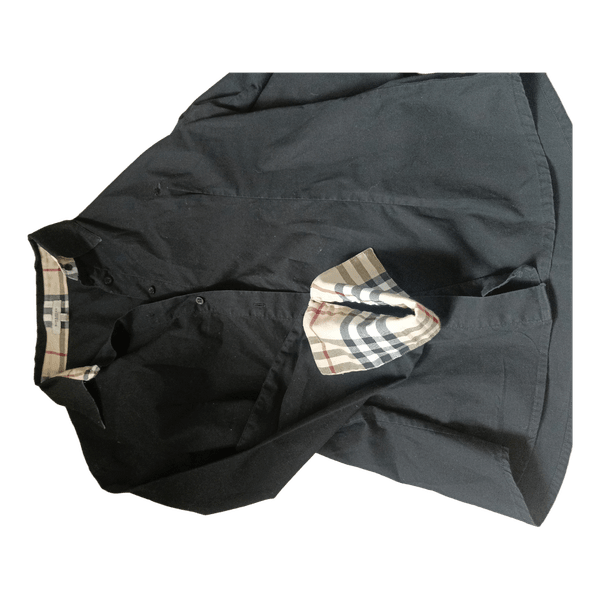 Sort Burberry skjorte