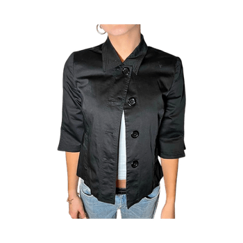 Musta lyhythihainen jakku