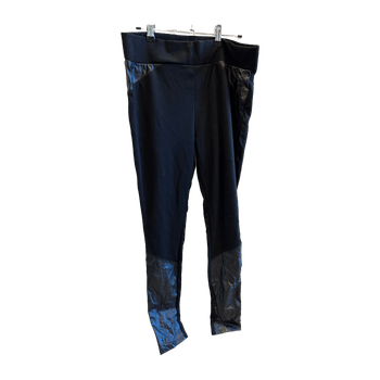 Black high-waisted leggings