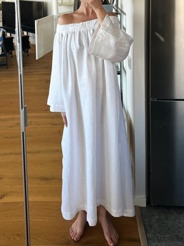 Zara Woman 100% linen dress