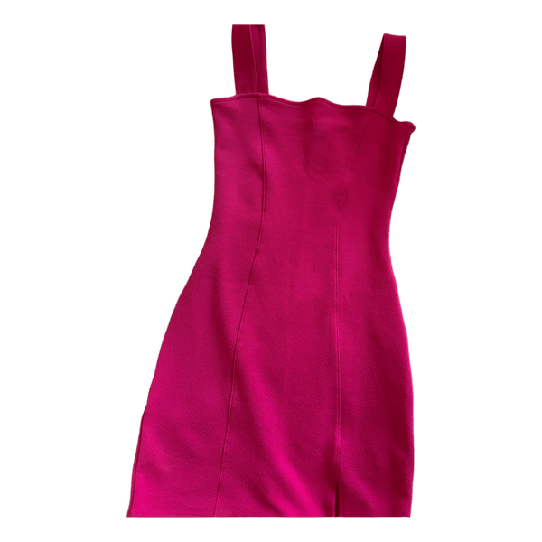 Pink mini dress