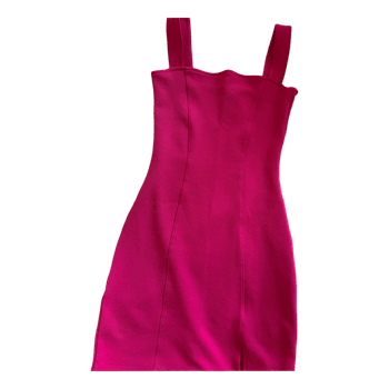 Pink mini dress