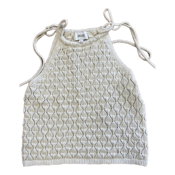 Aware cream knit top