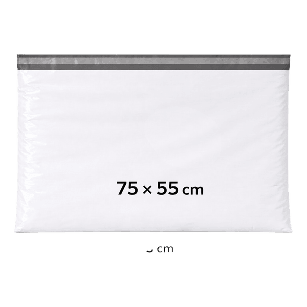 White shipping mailer bags 75x55 50pcs