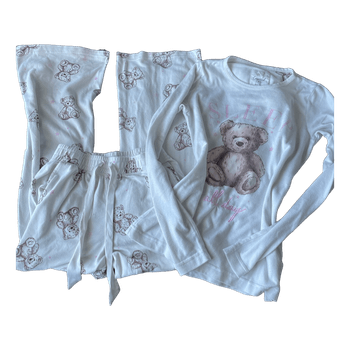 Nallekuvioinen pyjamasetti