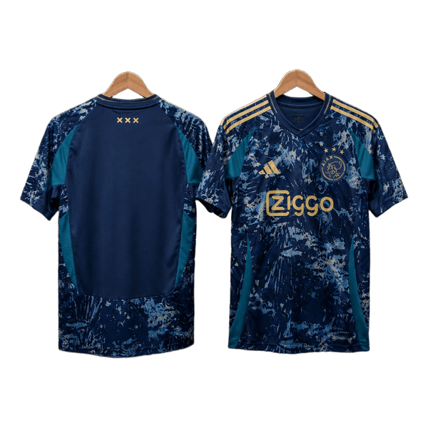 Blå adidas ajax fodboldtrøje