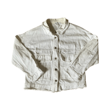 White denim jacket