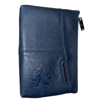 Blue clutch bag by Polo Ralph Lauren