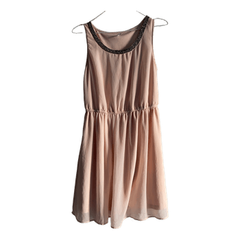 Pink sleeveless dress