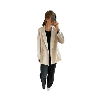 Beige bleiseri