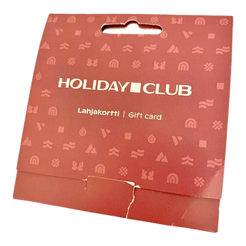 Holiday Club gift card / lahjakortti