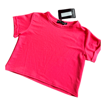 Pink short sleeve top
