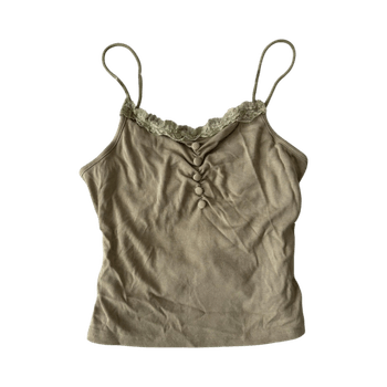 Lace trim cami top