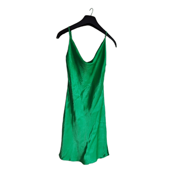 Bershka green slip dress