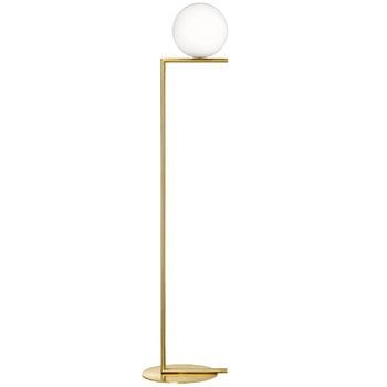 Gold floor lamp