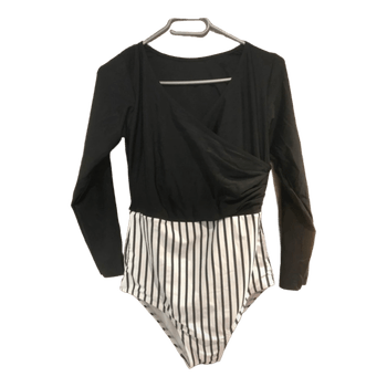 Black and white bodysuit